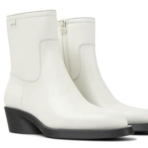 White Camper Cowgirl Boots